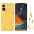 Motorola Moto G85/S50 Neo Liquid Siliconen Hoesje - Geel