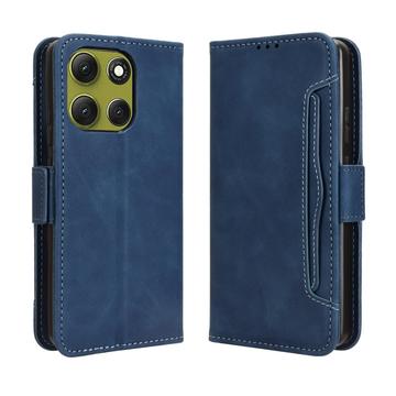 Motorola Moto G86 kaarthouder portemonnee hoesje - Blauw