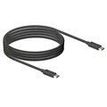 Motorola Premium USB-C naar USB-C Kabel SJCX0CCB15 - 1.5m - Zwart / Grijs