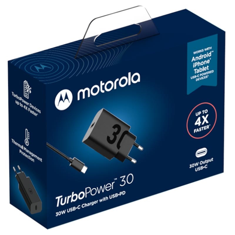 dividend hoesten werkloosheid Motorola TurboPower 30 Stopcontact Lader met USB-C Kabel SJMC302 - 30W