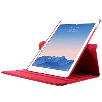 iPad Pro 12.9 Multi Praktische Roterende Hoes - Rood