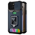 Multifunctionele 4-in-1 iPhone 13 Mini Hybrid Case - Marineblauw