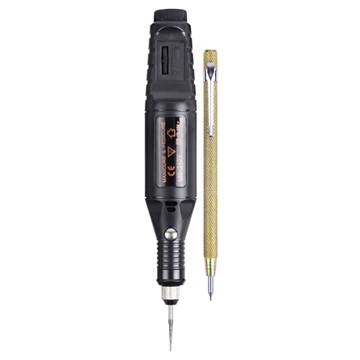 Multifunctionele elektrische graveergereedschapsset - zwart