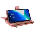 Multifunctionele serie iPhone 14 Pro Wallet Case - Roze