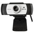 NGS XpressCam 720 Webcam met Microfoon - Zilver / Zwart