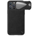 Nillkin CamShield S iPhone 14 Pro Leren Gecoate Case
