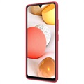 Nilkin Super Frosted Shield Samsung Galaxy A42 5G Cover - Rood