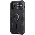 Nillkin CamShield Armor iPhone 12 Pro Max Hybrid Case - Zwart