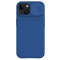 iPhone 15 Plus Nillkin CamShield Pro Hybride Hoesje - Blauw