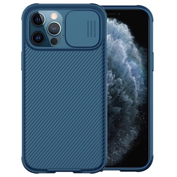 Nillkin CamShield Pro iPhone 12 Pro Max Hybrid Case - Blauw