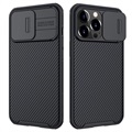 Nillkin CamShield Pro iPhone 13 Pro Hybrid Case - Zwart
