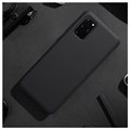 Nillkin Flex Pure Samsung Galaxy S20+ vloeibare siliconen hoes - zwart