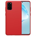 Nillkin Flex Pure Samsung Galaxy S20+ vloeibare siliconen hoes - rood