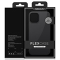 Nillkin Flex Pure iPhone 12 mini vloeibaar siliconen hoesje - Zwart