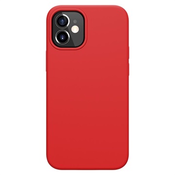 Nillkin Flex Pure iPhone 12 mini vloeibaar siliconen hoesje - rood