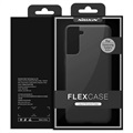 Nillkin Flex Pure Samsung Galaxy S21+ 5G vloeibaar siliconen hoesje - zwart