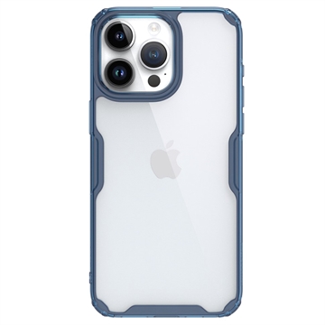 iPhone 15 Pro Nillkin Nature TPU Pro Hybride Hoesje - Blauw