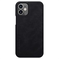 Nillkin Qin iPhone 12 mini Flip Case - Zwart