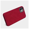 Nillkin Qin iPhone 12 mini Flip Case - Rood