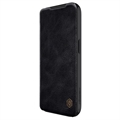 Nillkin Qin Pro iPhone 15 Pro Flip Case - Zwart