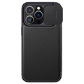 Nillkin Qin Pro Series iPhone 14 Pro Flip Case - Zwart