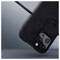 Nillkin Qin Pro Series iPhone 13 Pro Flip Case - Zwart