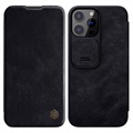 Nillkin Qin Pro Series iPhone 13 Pro Max Flip Case - Zwart