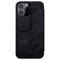 Nillkin Qin Pro Series iPhone 13 Pro Max Flip Case - Zwart