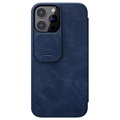Nillkin Qin Pro Series iPhone 13 Pro Max Flip Case - Blauw