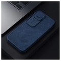 Nillkin Qin Pro Series iPhone 13 Pro Max Flip Case - Blauw