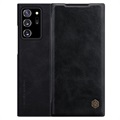 Nillkin Qin Series Samsung Galaxy Note20 Ultra Flip Case - Zwart