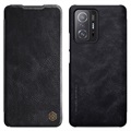 Nillkin Qin Series Xiaomi 11T/11T Pro Flip Case - Zwart
