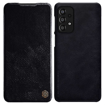 Nillkin Qin Series Samsung Galaxy A13 Flip Case - Zwart