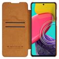 Nillkin Qin Series Samsung Galaxy M53 Flip Case - Bruin