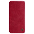 Nillkin Qin iPhone 12/12 Pro Flip Case - (Geopende verpakking - Uitstekend) - Rood
