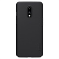 Nillkin Super Frosted Shield OnePlus 7 Cover - Zwart