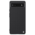 Nillkin Getextureerde Google Pixel 6a Hybrid Case - Zwart