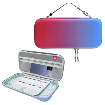 Nintendo Switch 2 JYS JYS-NS2283 EVA-draagtas met twee compartimenten - Rood / Blauw