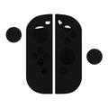 Silicone hoesje voor Nintendo Switch Controller met duimgrepen - Zwart
