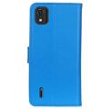 Nokia C2 2nd Edition Wallet Case met Magnetische Sluiting - Blauw