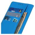 Nokia C2 2nd Edition Wallet Case met Magnetische Sluiting - Blauw