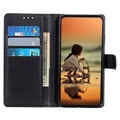 Nokia C21 Plus Wallet Case met Magnetische Sluiting - Zwart