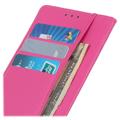 Nokia C21 Plus Wallet Case met Magnetische Sluiting - Felroze