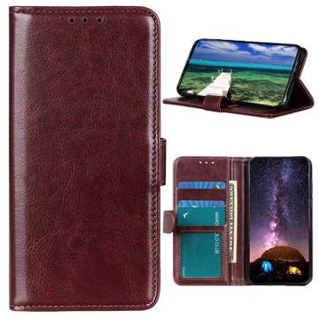 Nokia C31 Wallet Case met Magnetische Sluiting - Bruin