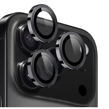 iPhone 17 Pro/17 Pro Max Northjo Camera Lens Beschermer Set - Zwart