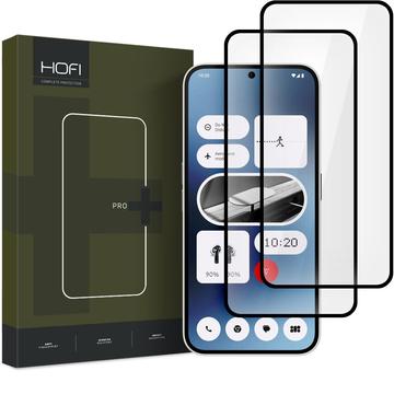 Nothing Phone (2a) Hofi Premium Pro+ Glazen Screenprotector - 2 Stu. - Zwarte Rand