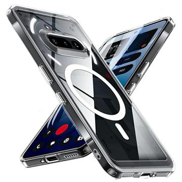 Nothing Phone (3a) Hybride Hoesje - MagSafe Compatibel - Doorzichtig