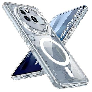 Nothing Phone (3a) Pro Hybride Hoesje - MagSafe Compatibel - Doorzichtig