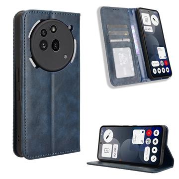 Nothing Phone (3a) Pro Portemonnee Hoesje Magnetische Sluiting - Blauw