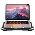 Nuoxi Q8 RGB Laptop Cooling Pad & Desktop Stand - Zwart